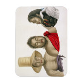 Magnet Flexible Portraits des chefs des îles Sandwich, de (Vertical)