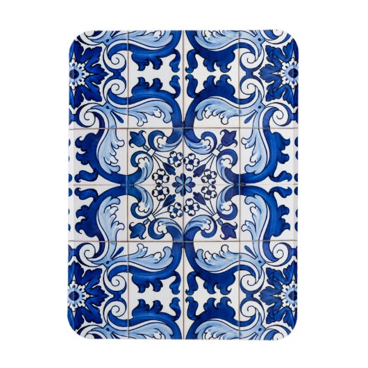 Magnet Flexible Portugais Azulejo Motif sans fil (Vertical)