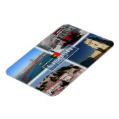 Magnet Flexible Portugal - Lisbonne - (Côté Gauche)