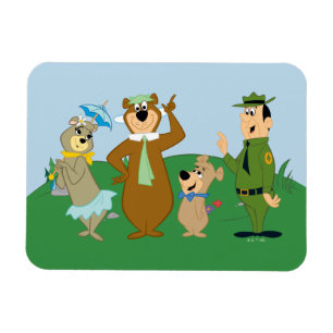 Magnet Flexible Pose classique Yogi Bear and Friends