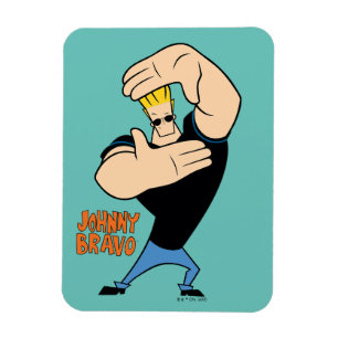 Magnet Flexible Pose de trame photo Johnny Bravo