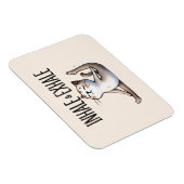 Magnet Flexible Pose de Yoga Chat - Hale & Exhale (Côté Droit)