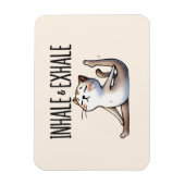 Magnet Flexible Pose de Yoga Chat - Hale & Exhale (Vertical)