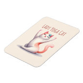 Magnet Flexible Pose de Yoga Chat - Lady Yoga Chat (Côté Gauche)
