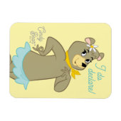 Magnet Flexible Pose Joueuse de Cindy Bear (Horizontal)