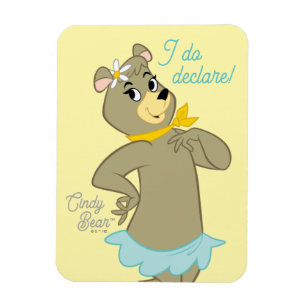 Magnet Flexible Pose Joueuse de Cindy Bear