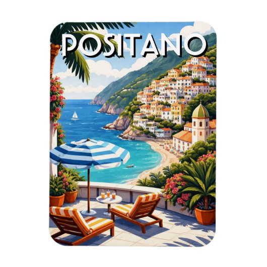 Magnet Flexible Positano Italy (Vertical)