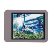 Magnet Flexible Poster de Burney Falls, CA (Horizontal)