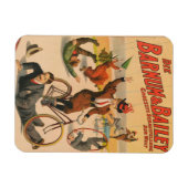 Magnet Flexible Poster De Cirque Allemand vintage, 1900. (Horizontal)