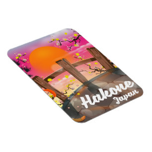 Magnet Flexible Poster de la fleur japonaise de Hakone.