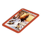 Magnet Flexible Poster de l'affiche de la Vosges (Côté Gauche)