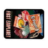 Magnet Flexible Poster de l'espace rétro - Exoplanet Discovery 51  (Horizontal)