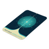 Magnet Flexible Poster de l'horloge atomique Deep Space, version b (Côté Gauche)