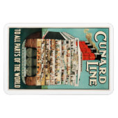 Magnet Flexible Poster de luxe de paquebot de bateau à vapeur Cuna (Horizontal)