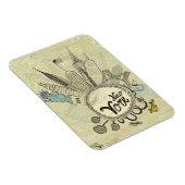 Magnet Flexible Poster de New York Doodle (Côté Droit)