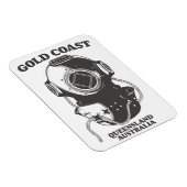 Magnet Flexible poster de plongée Gold Coast Queensland Australie (Côté Droit)