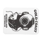 Magnet Flexible poster de plongée Gold Coast Queensland Australie (Horizontal)
