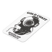 Magnet Flexible poster de plongée Gold Coast Queensland Australie (Côté Gauche)