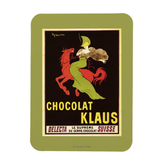 Magnet Flexible Poster de publicité Chocolat Klaus (Vertical)