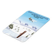 Magnet Flexible Poster de ski Saint-Sorlin d'Arves France (Côté Gauche)