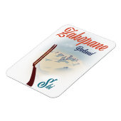 Magnet Flexible poster de ski Zakopane Pologne (Côté Gauche)