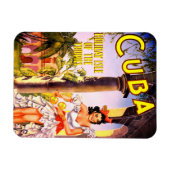 Magnet Flexible Poster de voyage cubain (Horizontal)