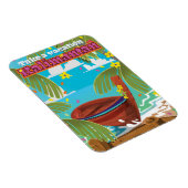 Magnet Flexible poster de voyage de Kalimantan. (Côté Droit)