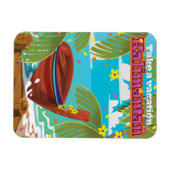 Magnet Flexible poster de voyage de Kalimantan. (Horizontal)