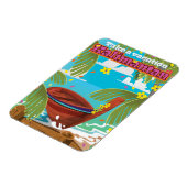 Magnet Flexible poster de voyage de Kalimantan. (Côté Gauche)