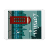 Magnet Flexible Poster de voyage Londres, Angleterre (Horizontal)