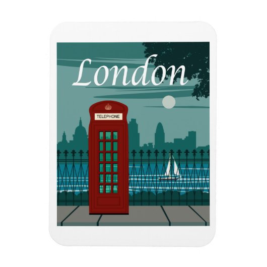 Magnet Flexible Poster de voyage Londres, Angleterre (Vertical)