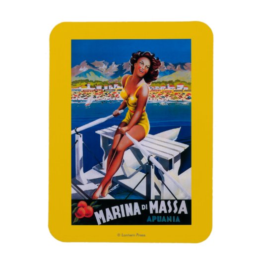 Magnet Flexible Poster de voyage Massa Marina (Vertical)