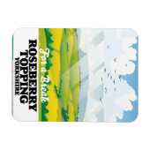 Magnet Flexible Poster de voyage Roseberry Topping Yorkshire (Horizontal)