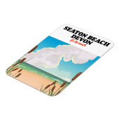 Magnet Flexible Poster de voyage Seaton Beach Dorset (Côté Gauche)