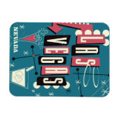 Magnet Flexible Poster de voyage vintada du mariage Las Vegas (Horizontal)