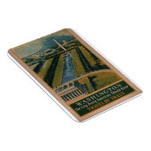Magnet Flexible Poster de voyage vintage Washington DC (Côté Droit)
