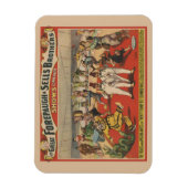 Magnet Flexible Poster Du Cirque Montrant L'Amusant Antique Des Cl (Vertical)