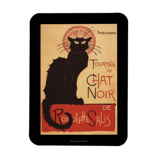 Magnet Flexible Poster du conversation Noir Cabaret Troupe Black C (Vertical)