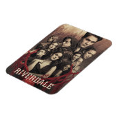 Magnet Flexible Poster du crâne de cerfs de Riverdale (Côté Gauche)