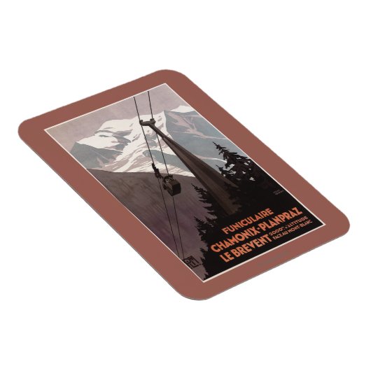 Magnet Flexible Poster du funiculaire Le Brevent (Côté Droit)