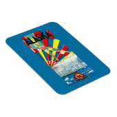 Magnet Flexible Poster du navire à vapeur de la ligne Alaska (Côté Droit)