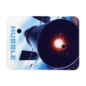 Magnet Flexible Poster du télescope spatial Hubble. (Horizontal)