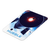 Magnet Flexible Poster du télescope spatial Hubble. (Côté Gauche)