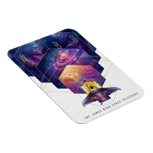 Magnet Flexible Poster du télescope spatial James Webb. (Côté Droit)