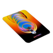 Magnet Flexible Poster du télescope Spitzer. (Côté Droit)