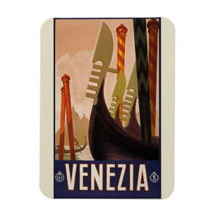 Magnet Flexible Poster du Venezuela vintage - Italie