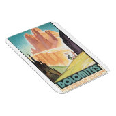 Magnet Flexible Poster du Vintage voyage Dolomites (Côté Droit)