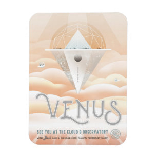 Magnet Flexible Poster-Observatoire Rétro Dans Le Système Solaire