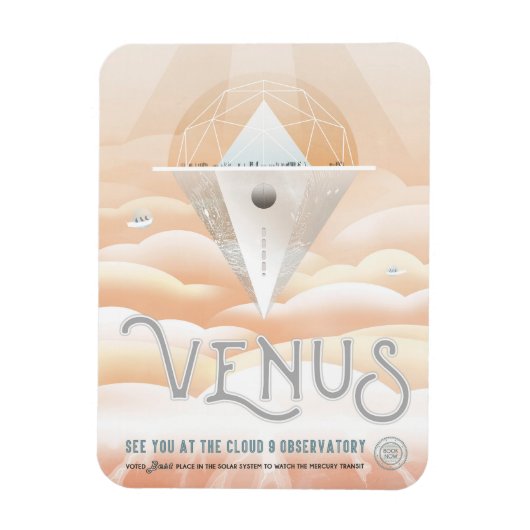 Magnet Flexible Poster-Observatoire Rétro Dans Le Système Solaire (Vertical)