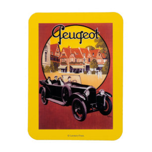 Magnet Flexible Poster promotionnel de Peugeot Automobile